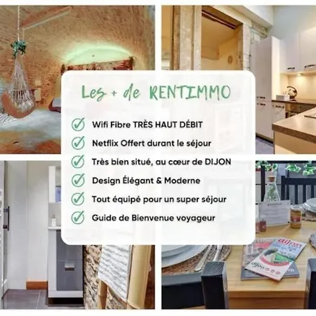 Lägenhet Le Nid Troyen - Gare - Hypercentre - New Cosy - Rent Immo *